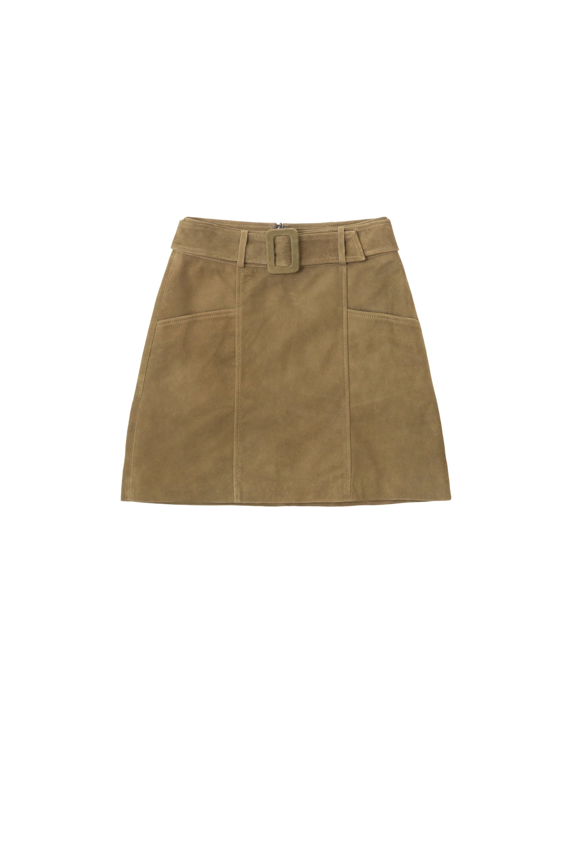 Jupe courte kaki - Faustine