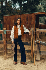 Veste cuir camel - Fay