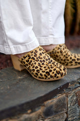Sabots cuir léopard - Gabriel