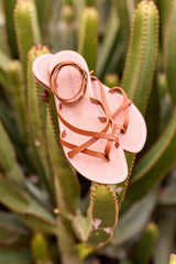 Spartiates cuir camel - Gauthier