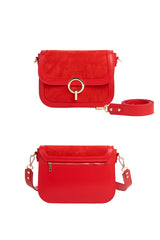 Sac en cuir rouge - James