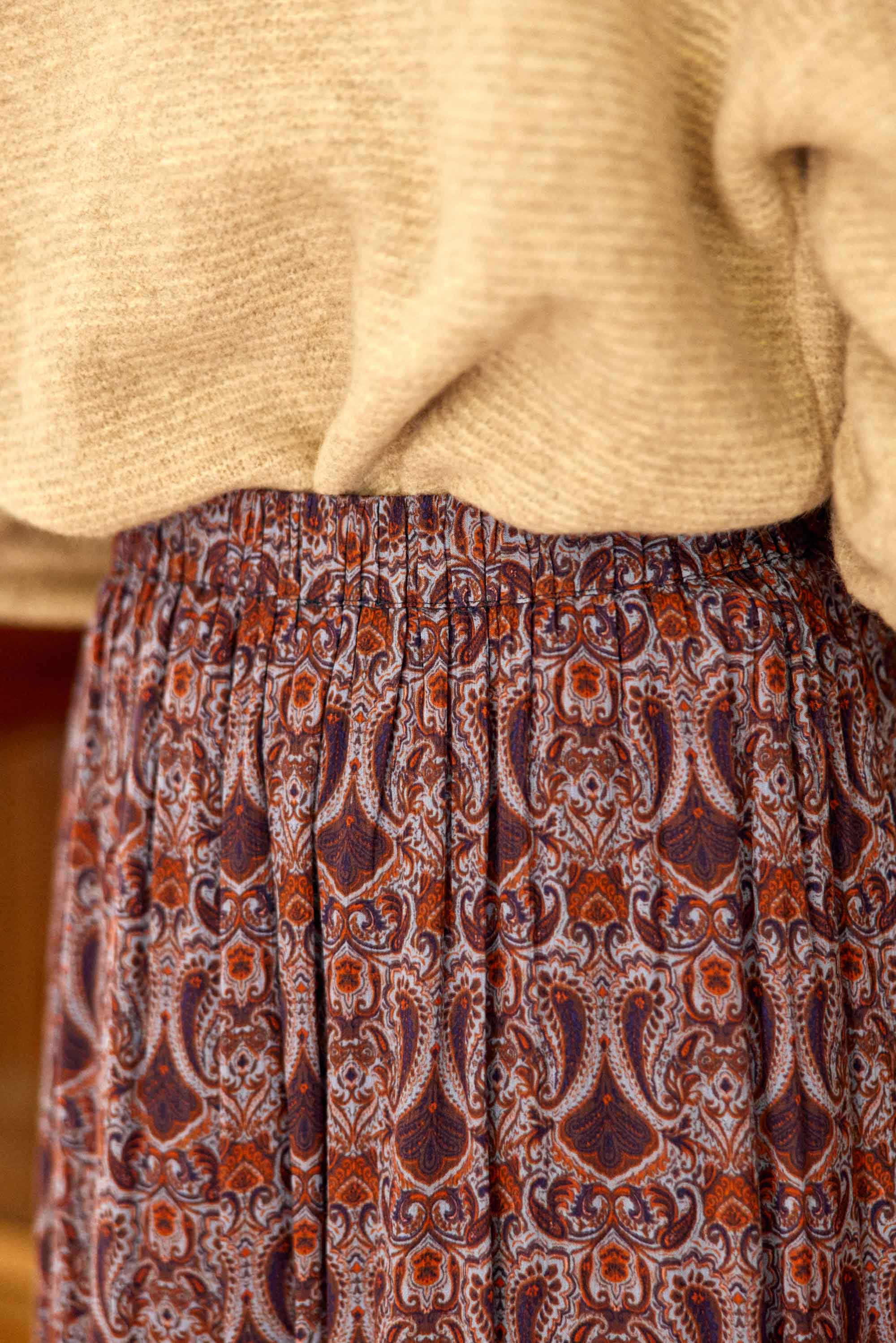 Jupe cachemire - Jeanny