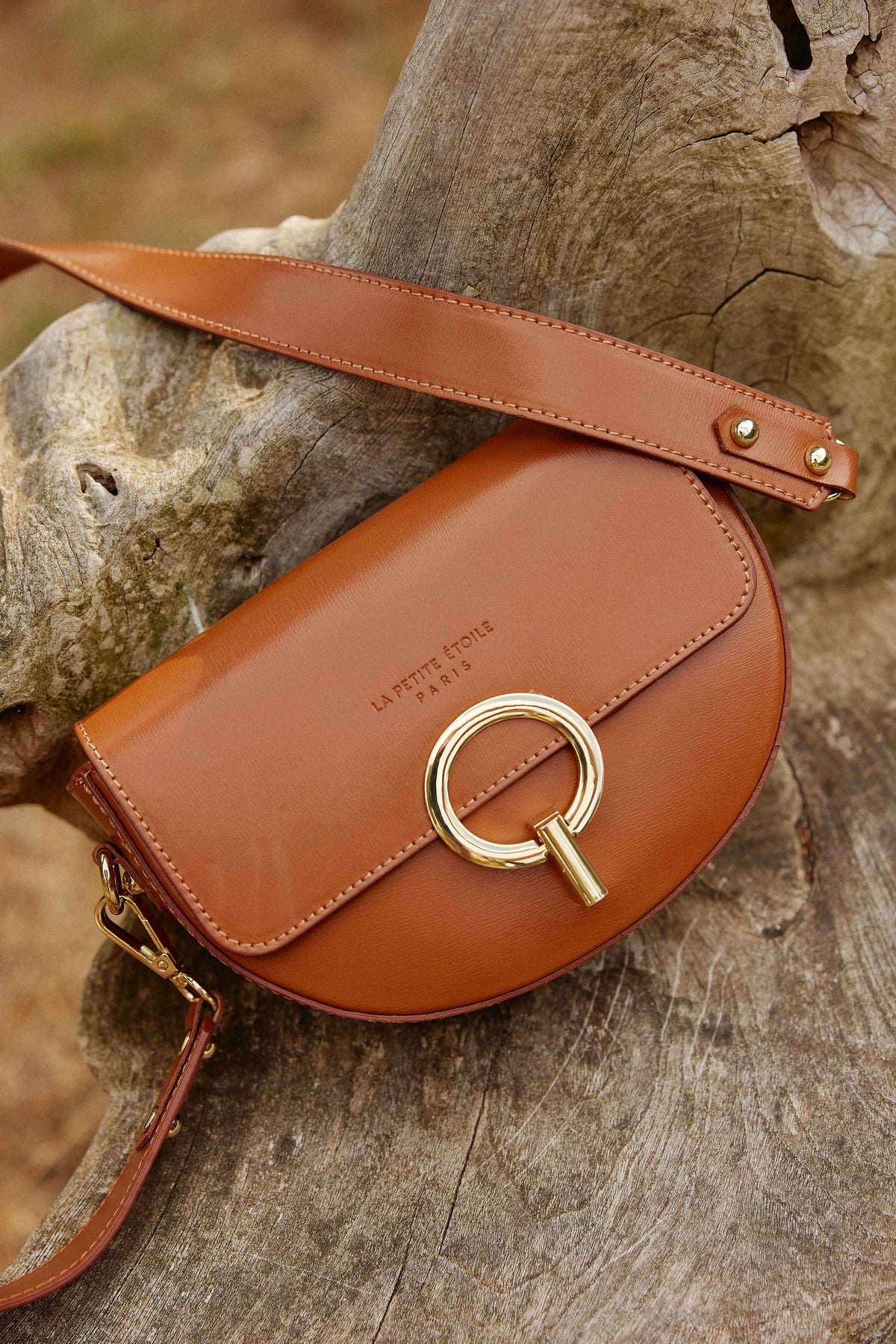 Sac en cuir camel - Jim