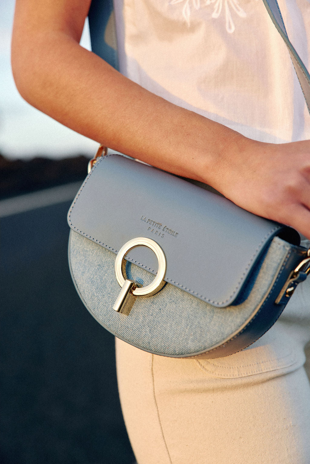 Sac en cuir denim - Jim