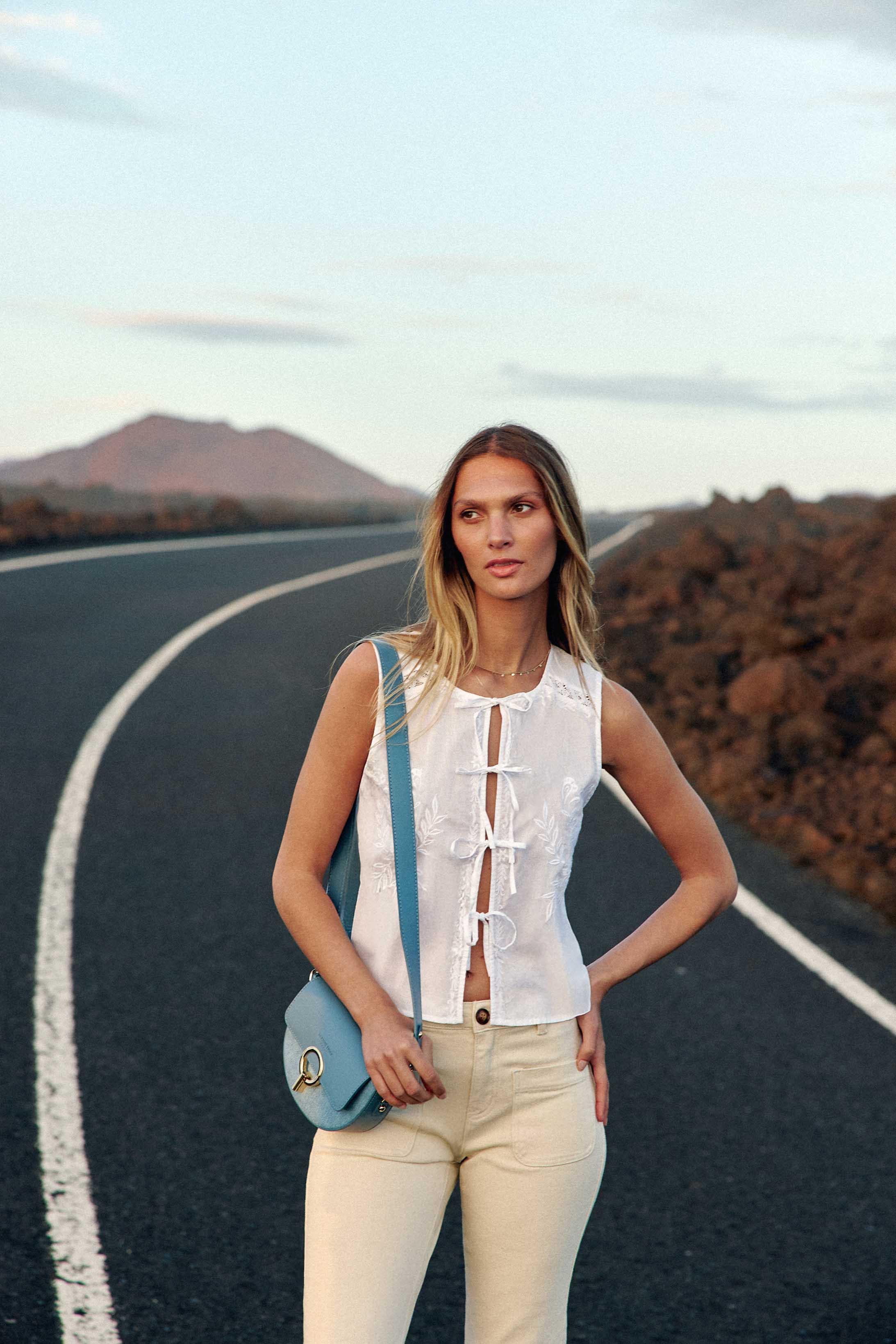 Sac en cuir denim - Jim