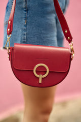Sac en cuir rouge - Jim