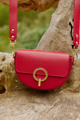 Sac en cuir rouge - Jim