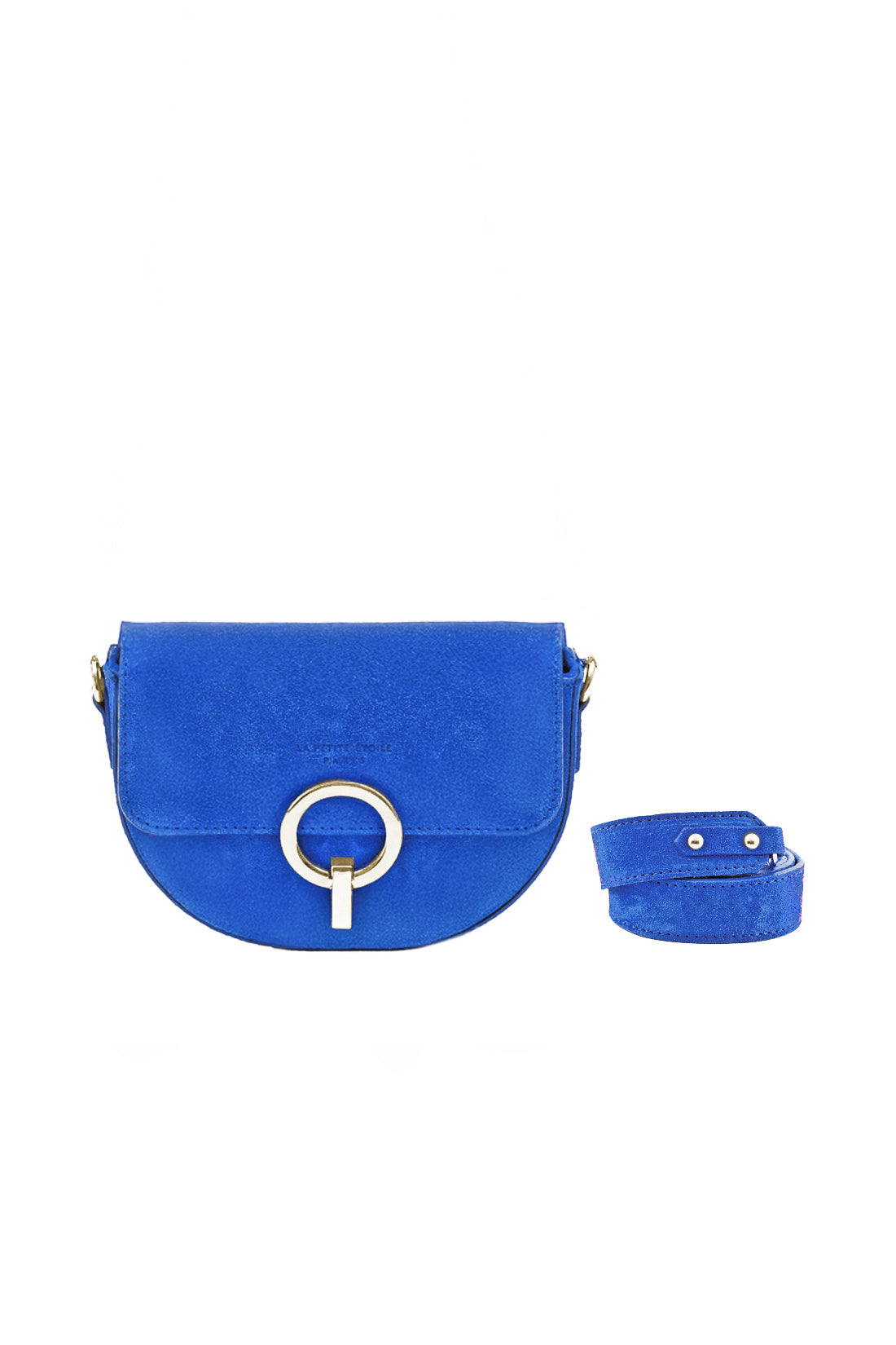 Sac en cuir bleu - Jim