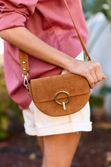 Sac en cuir camel - Jim