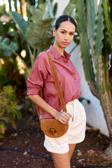 Sac en cuir camel - Jim