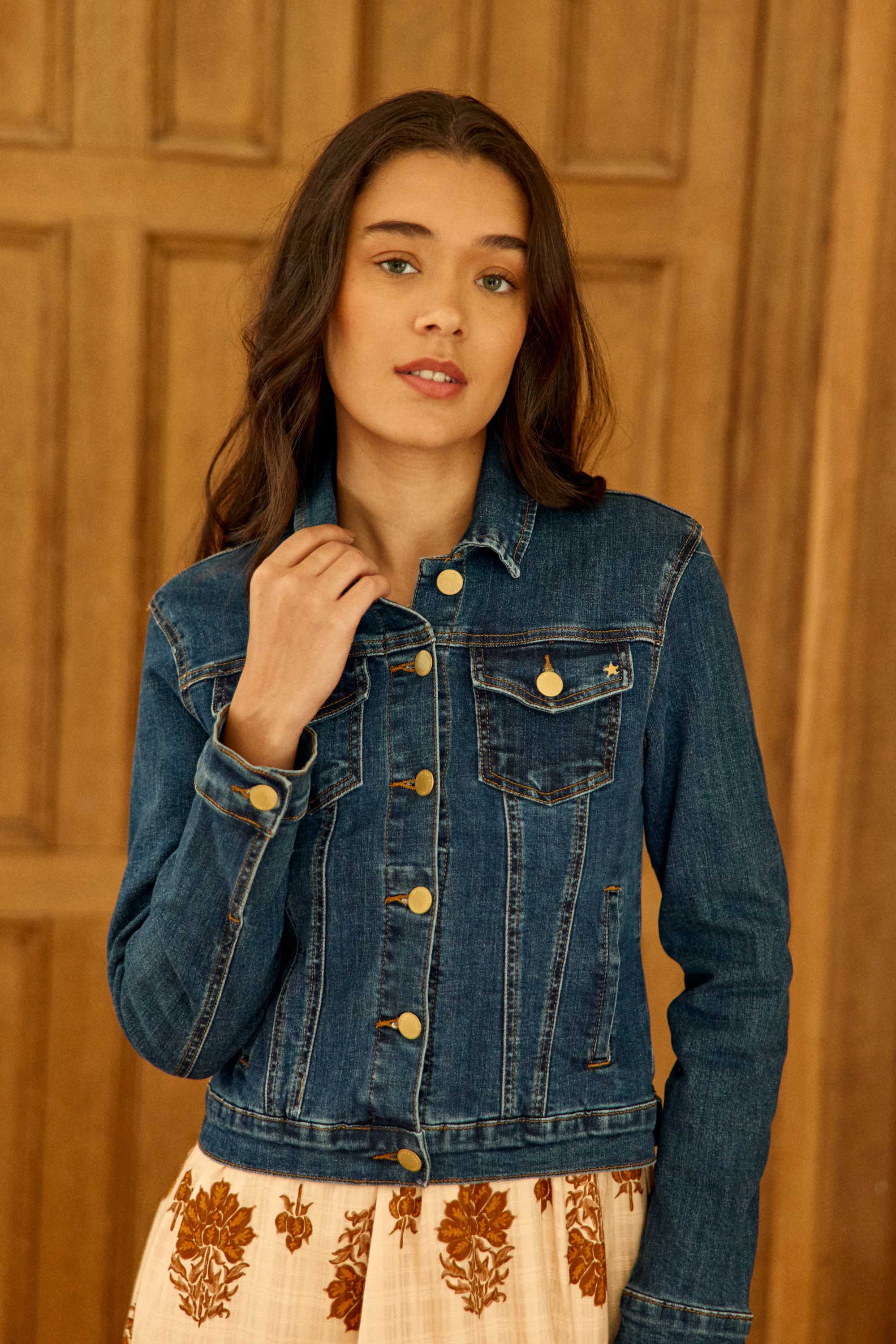 Veste denim wash - Jolie