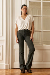 Jean flare gris - Lancelot
