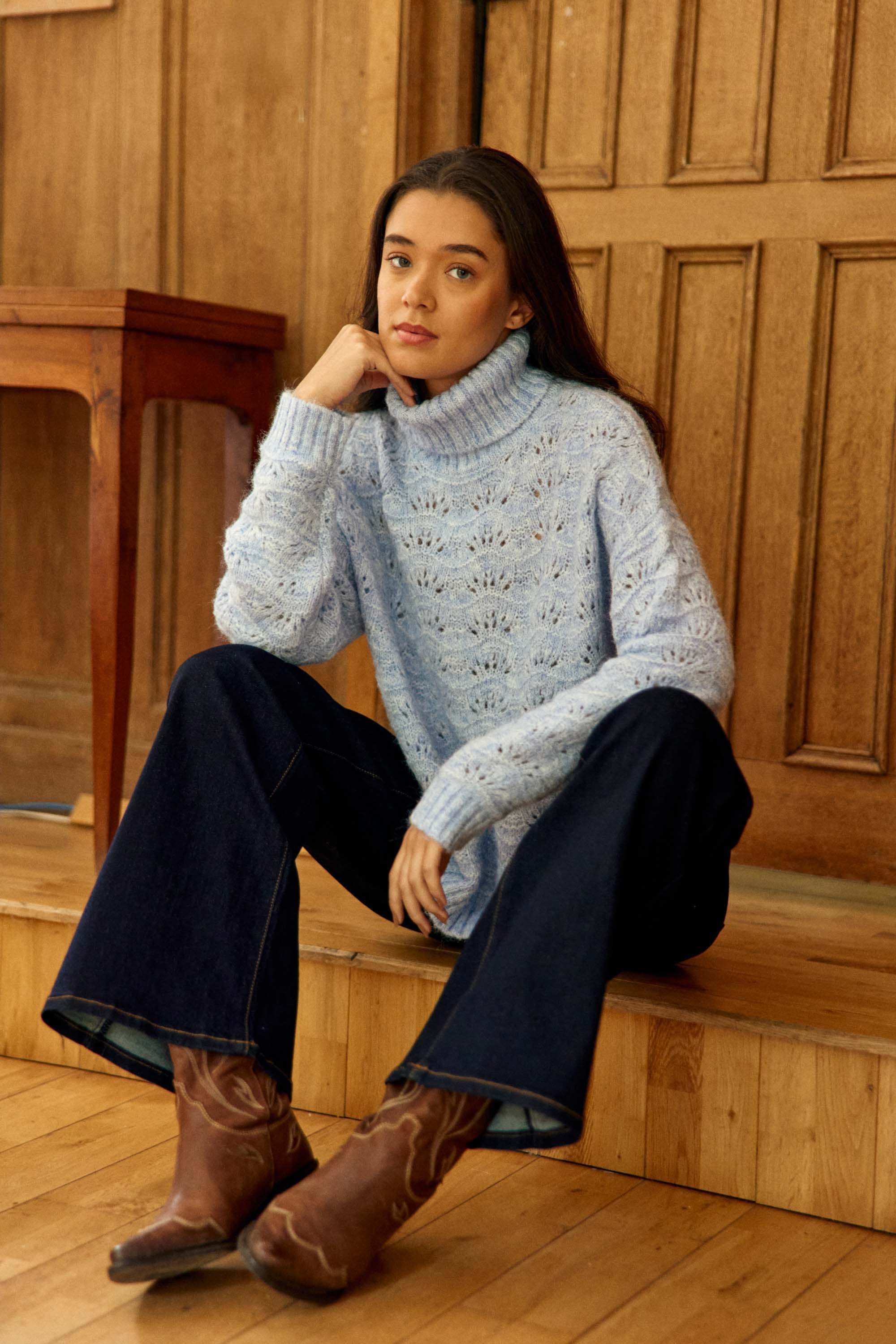 Pull bleu ciel - Madison