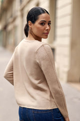 Twin set beige - Mandel