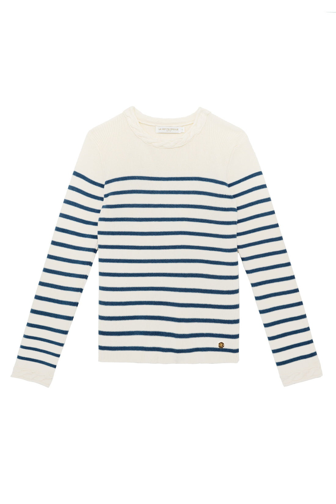 Pull marinière écru/marine - Manel