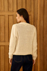 Gilet en maille beige - Mara