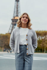 Gilet en maille gris - Mara