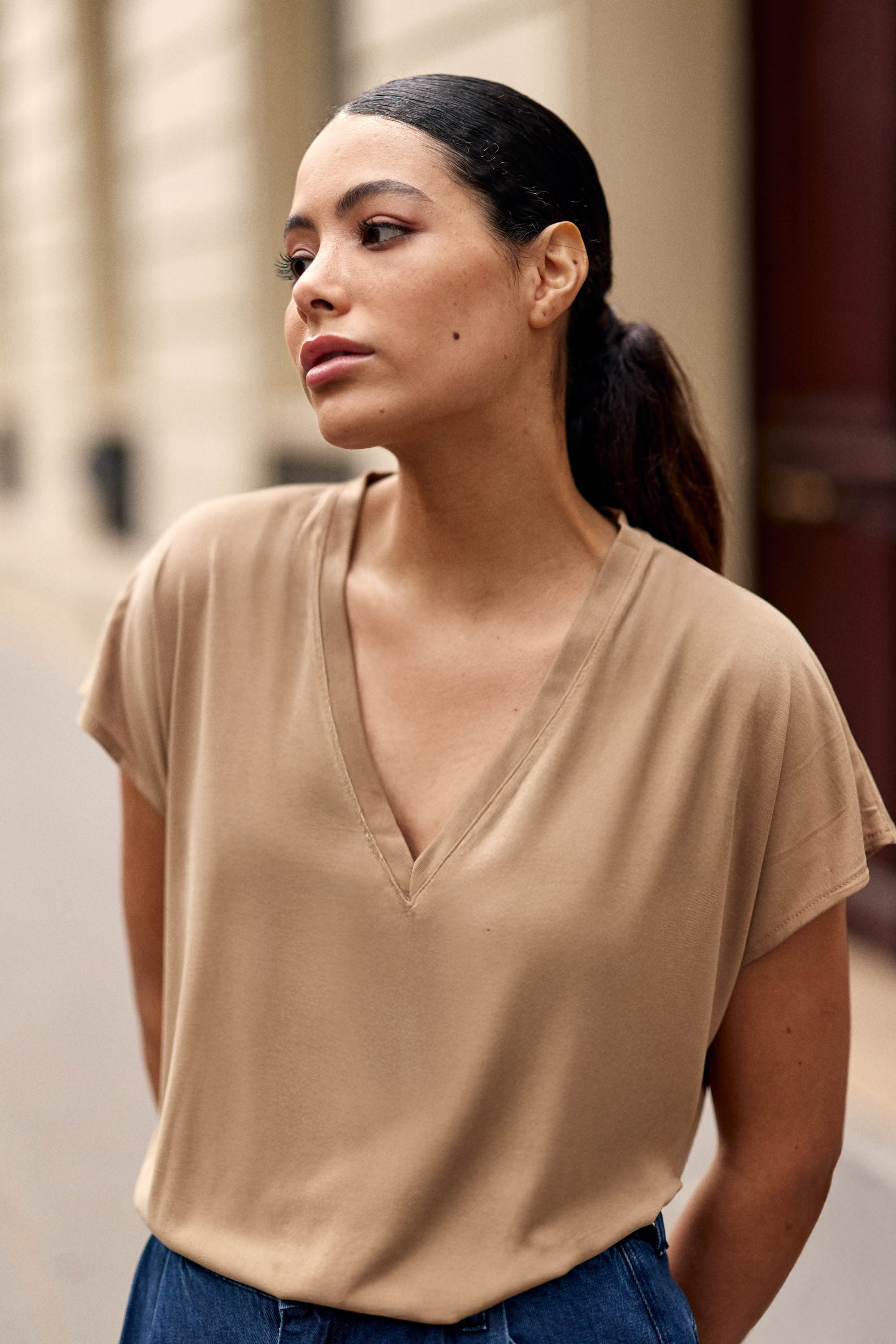 T-shirt beige - Marcellina