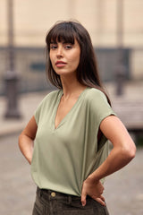 T-shirt vert - Marcellina