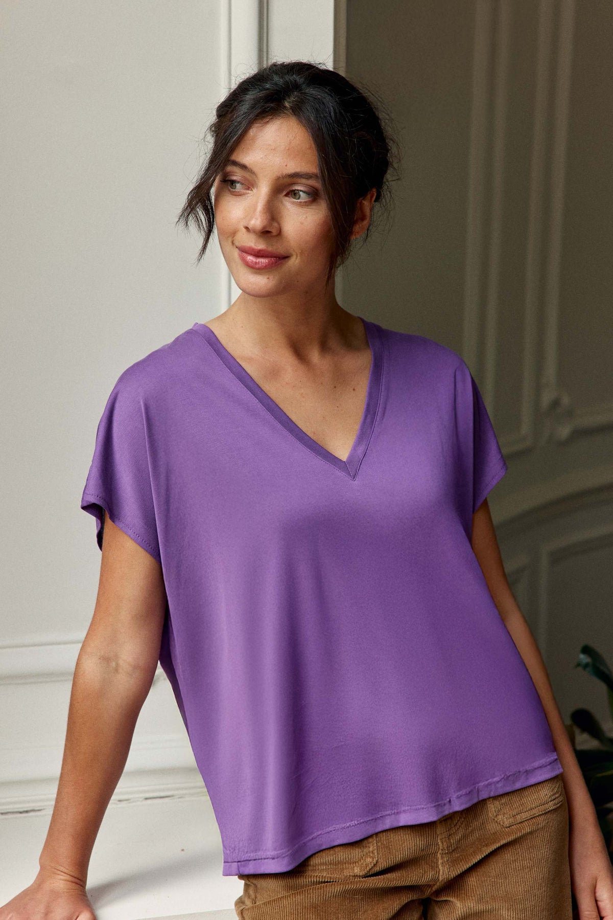T-shirt violet - Marcellina