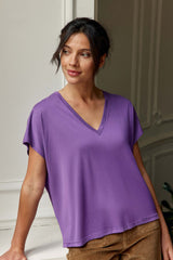 T-shirt violet - Marcellina
