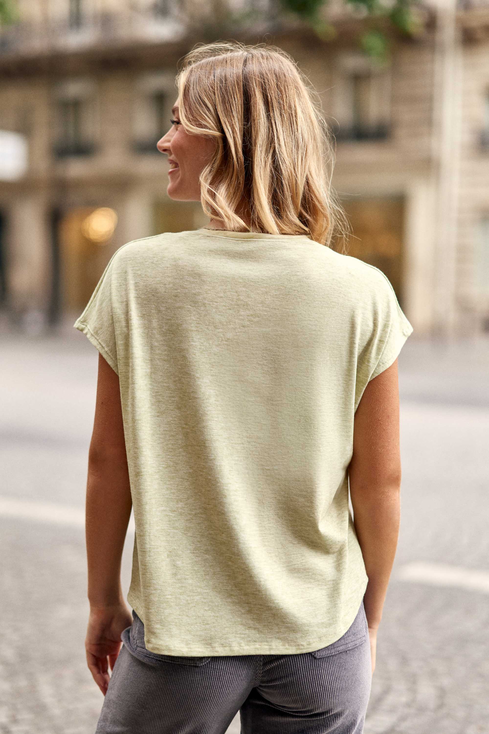 T-shirt vert - Marcelina