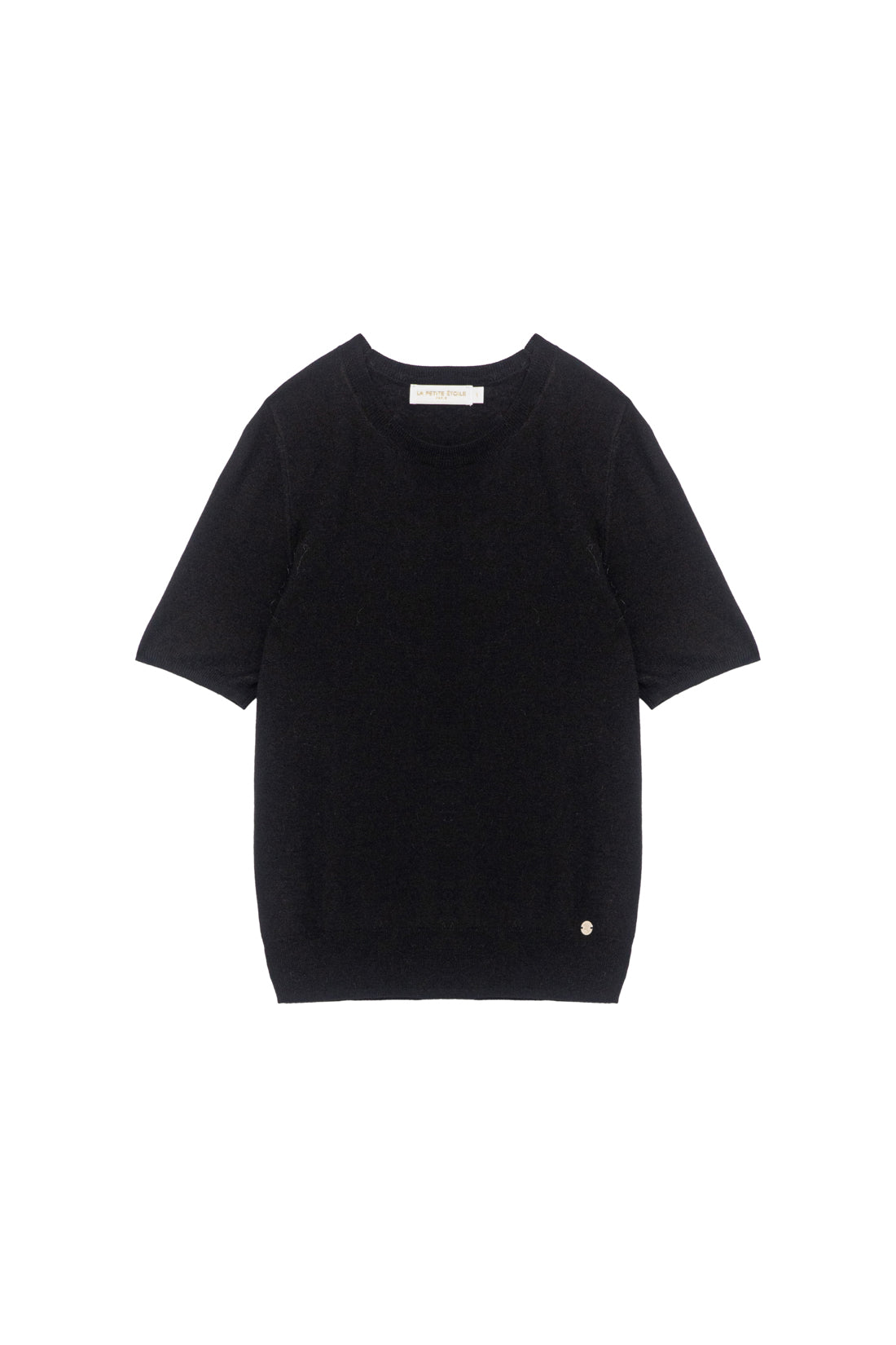 Pull manches courtes noir - Marilou
