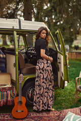 Pull manches courtes noir - Marilou