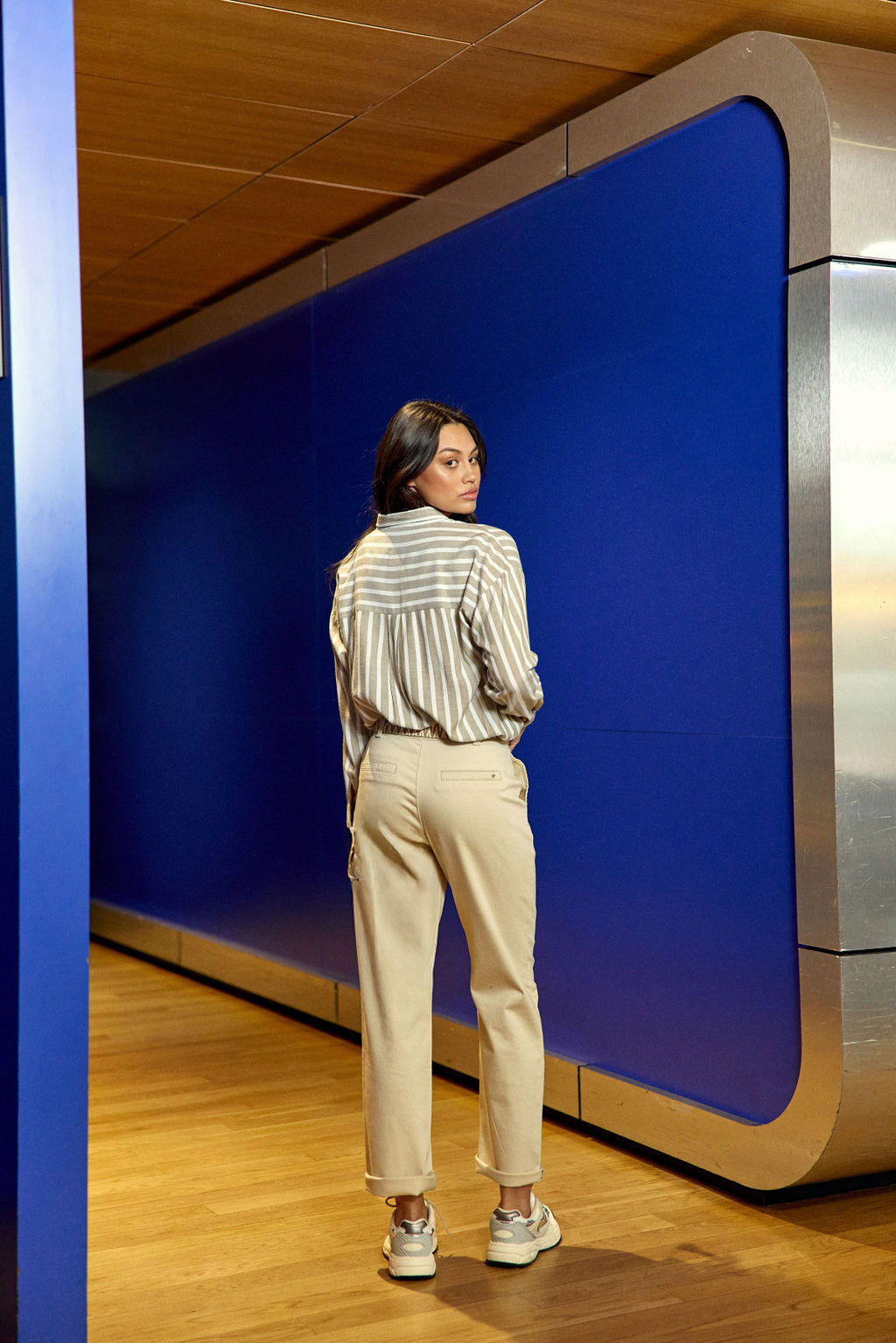 Pantalon droit beige - Marisol