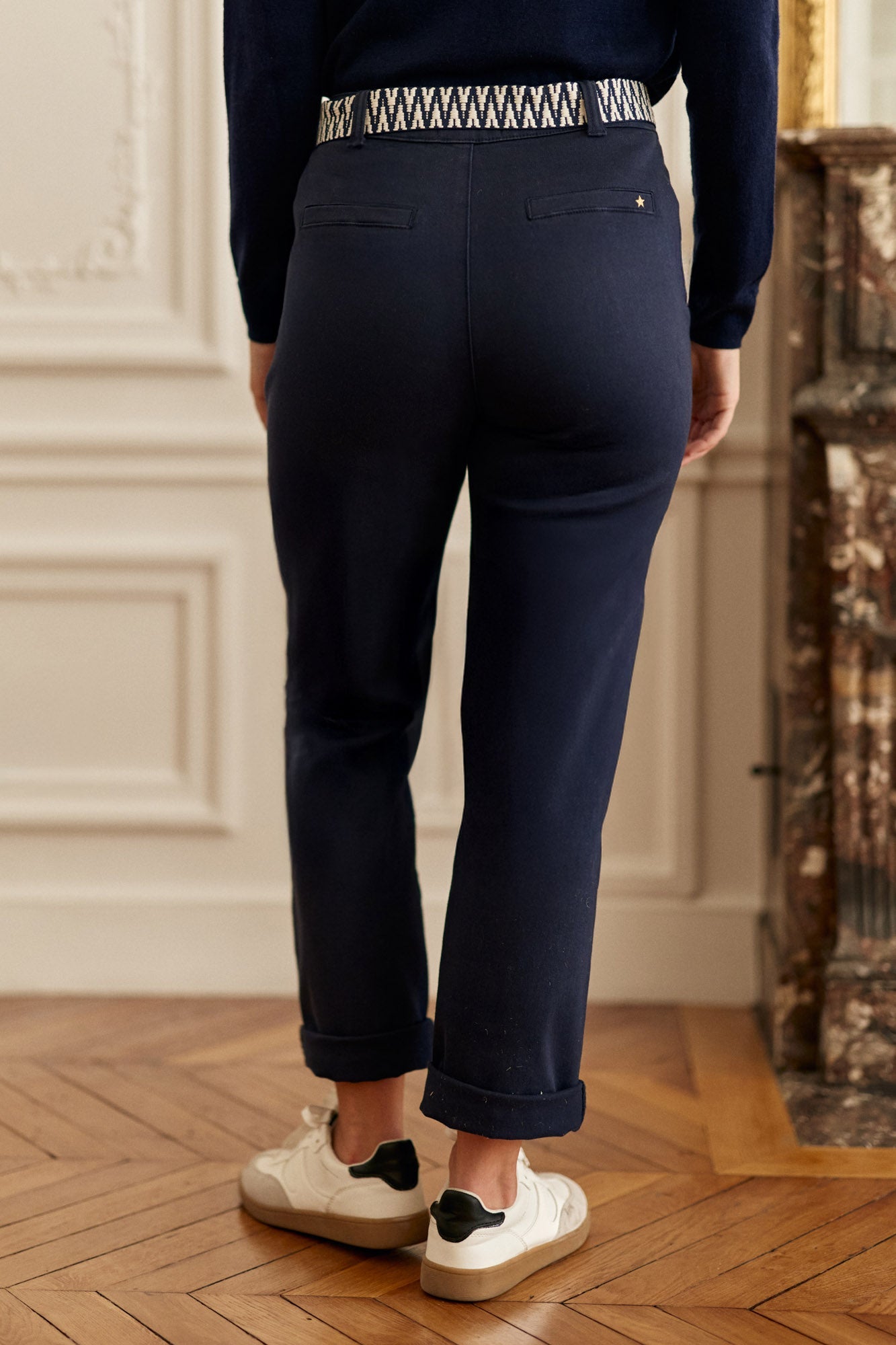 Pantalon droit marine - Marisol