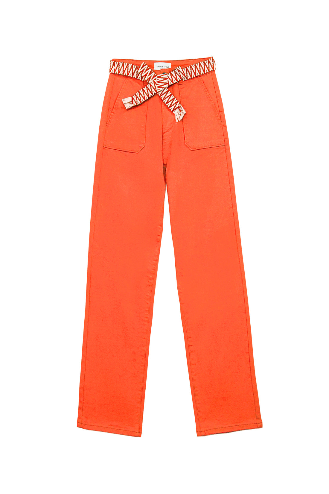 Pantalon droit orange - Marisol