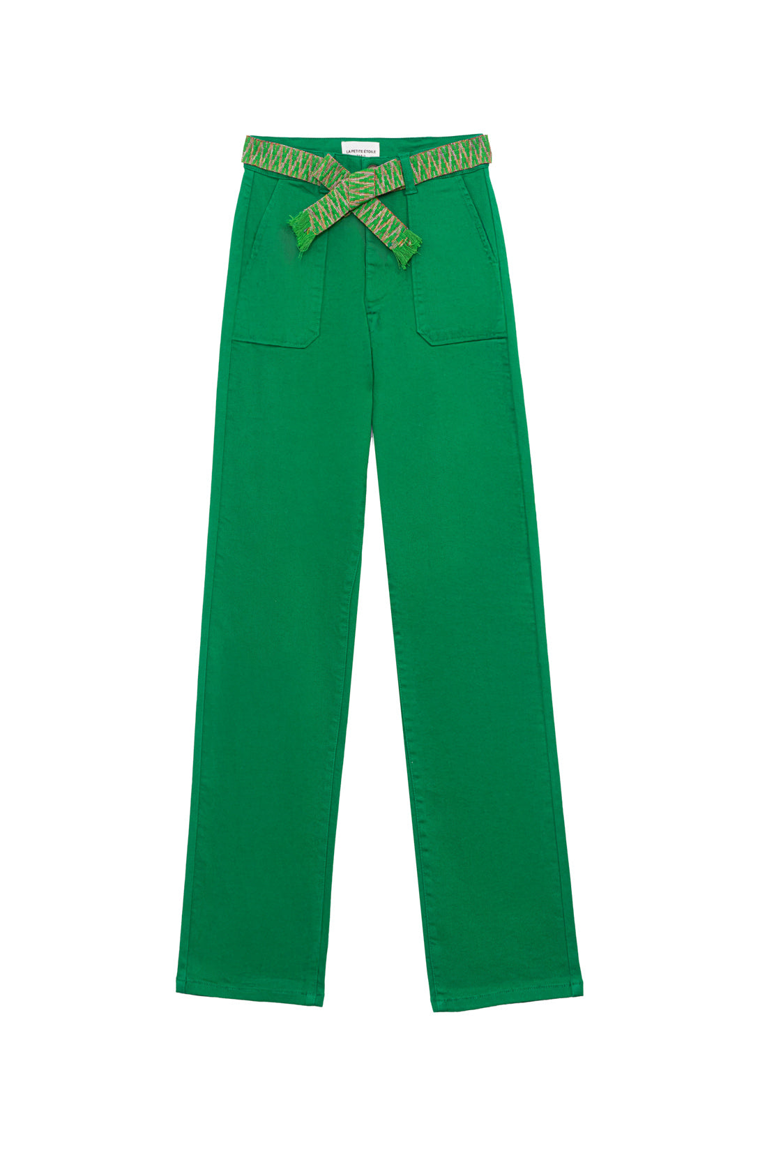 Pantalon droit vert - Marisol
