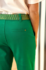 Pantalon droit vert - Marisol