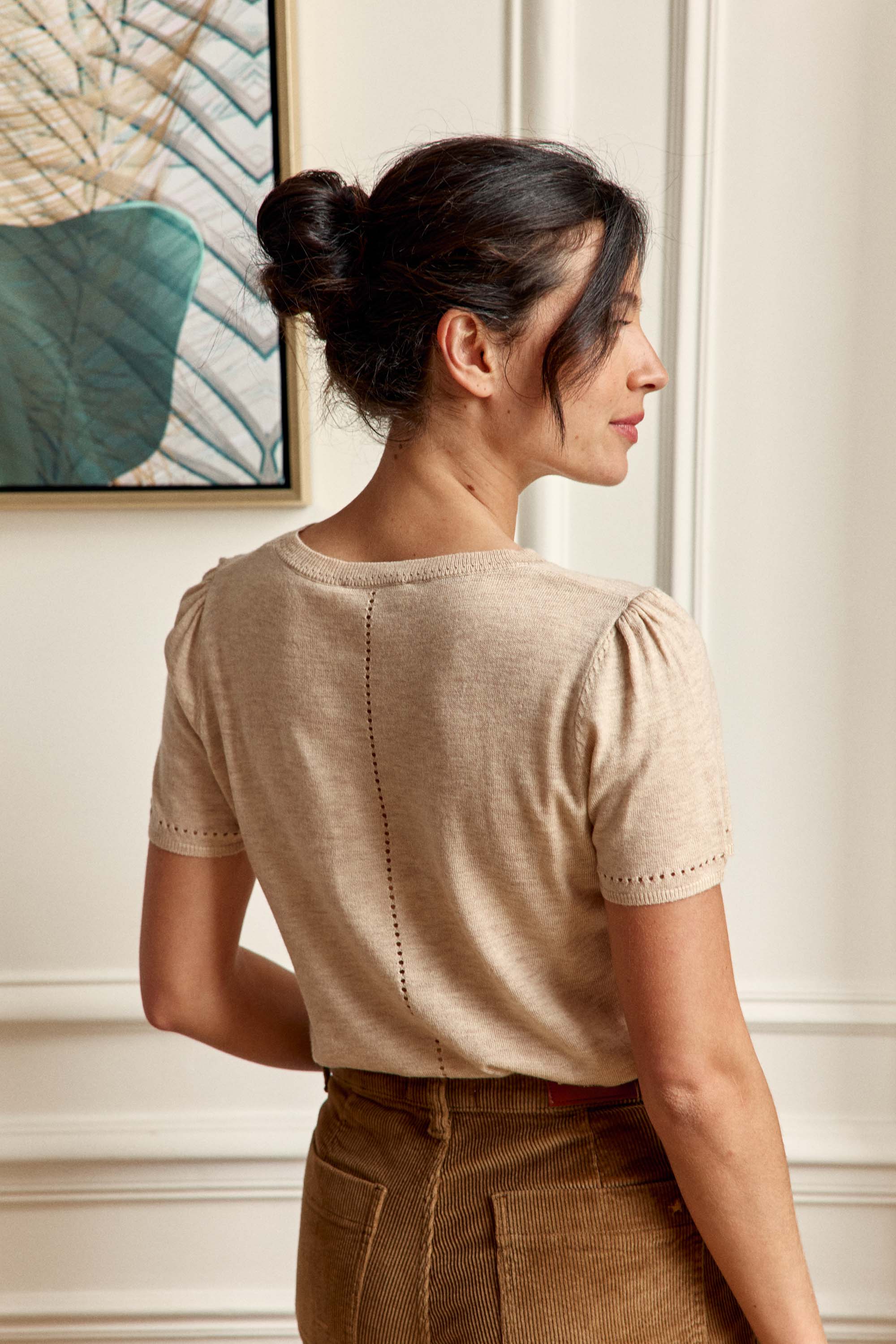 Pull beige - Mathilde