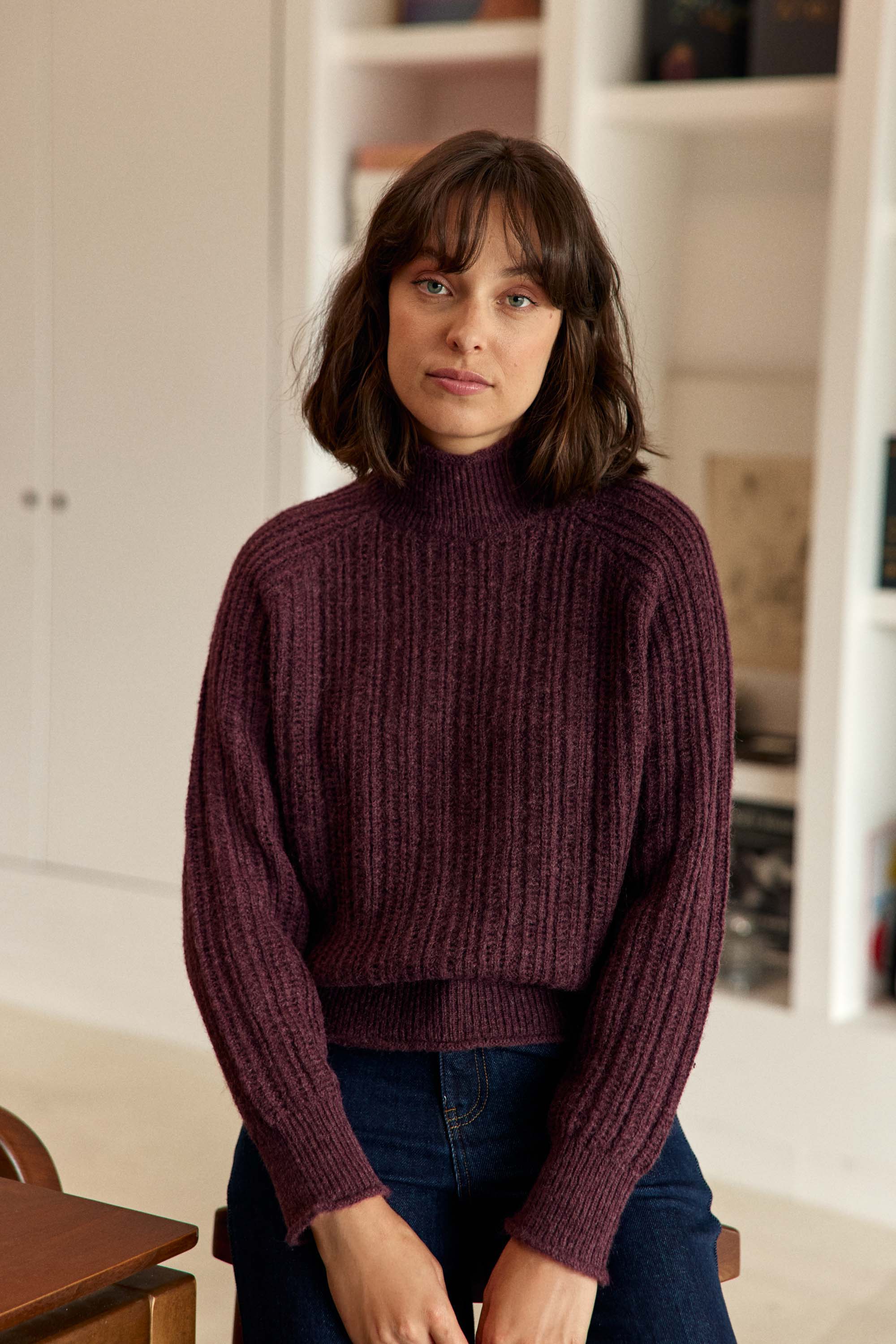 Pull bordeaux - Mavi