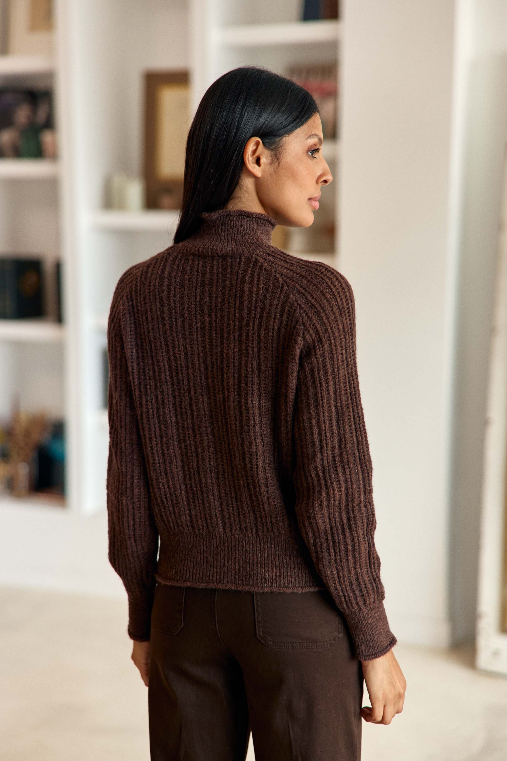 Pull marron - Mavi