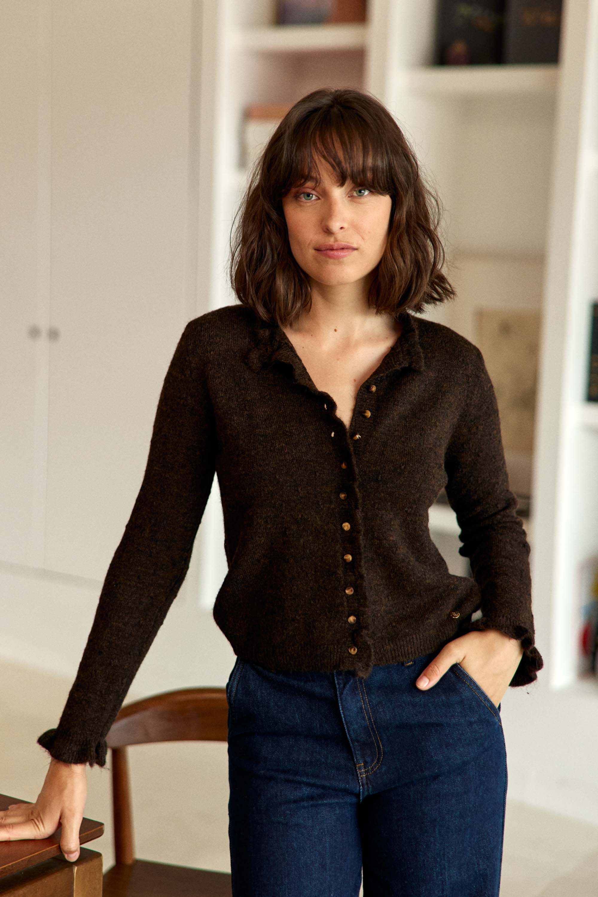 Gilet marron - Meatrice