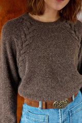 Pull marron - Mel