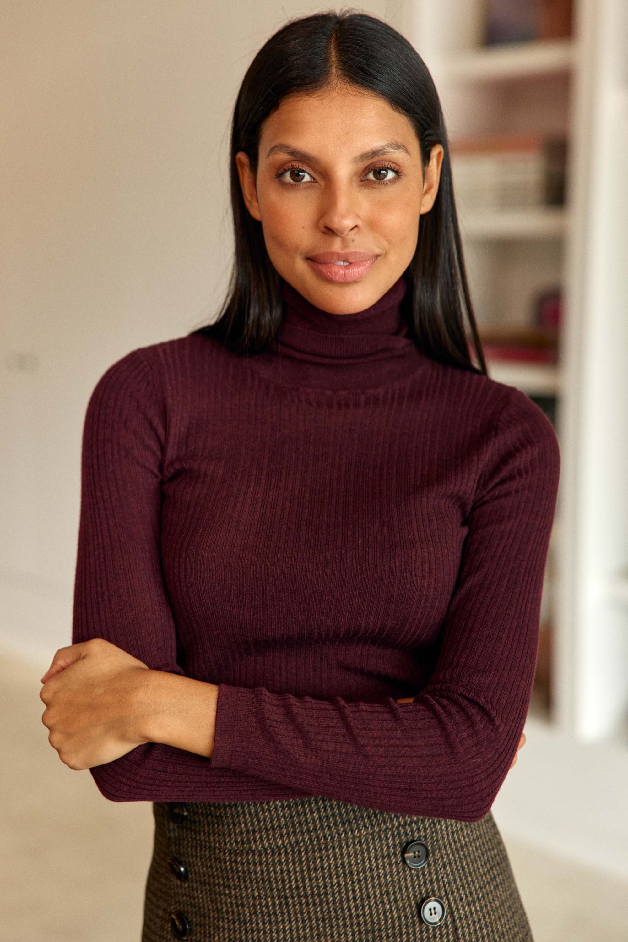 Pull bordeaux - Melena