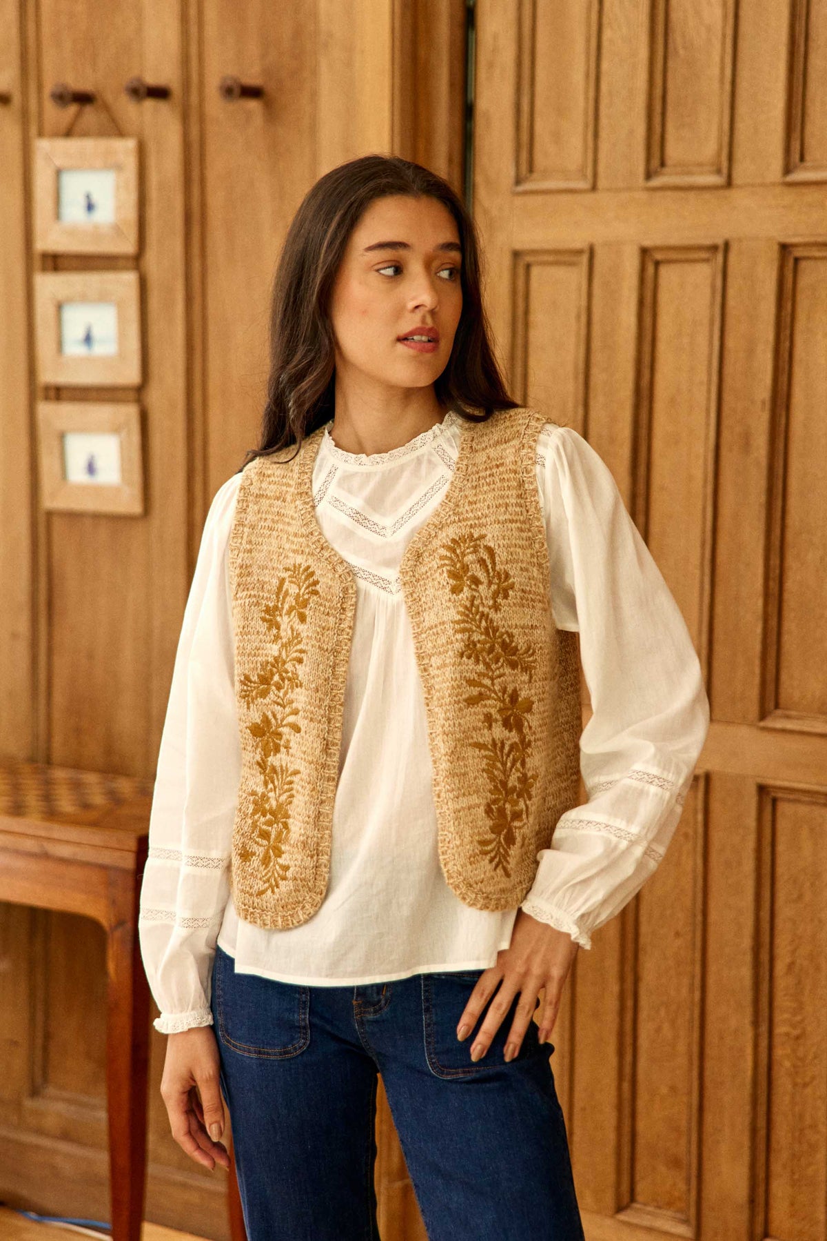 Gilet beige - Meline