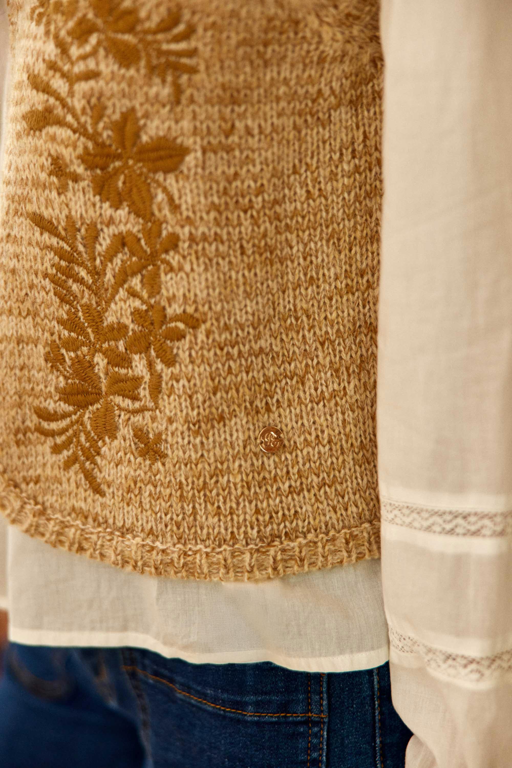 Gilet beige - Meline