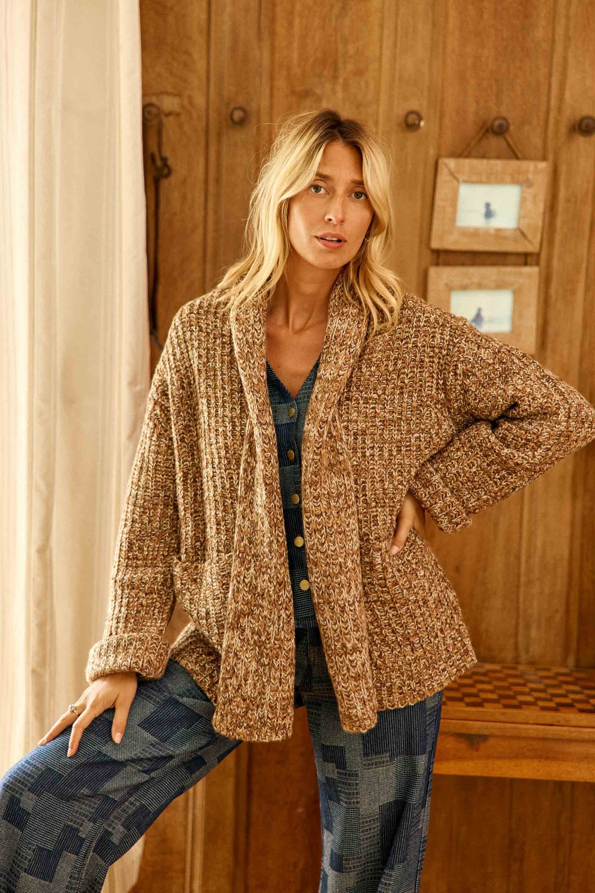 Gilet marron - Melisse