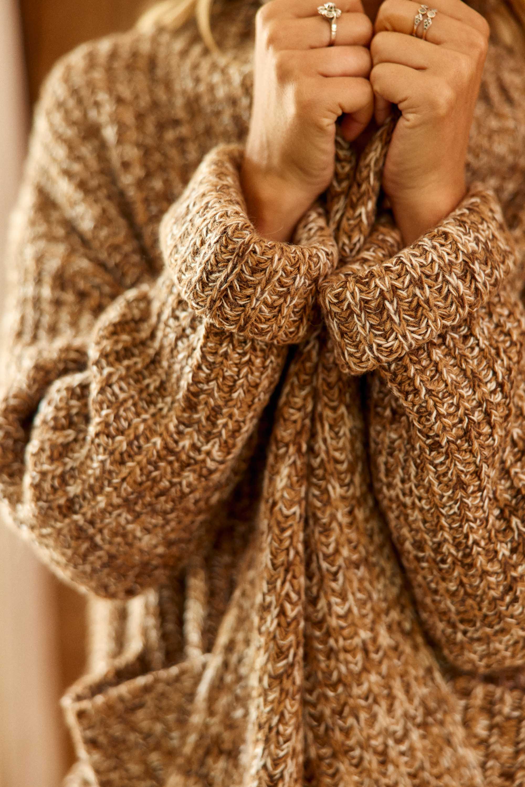 Gilet marron - Melisse