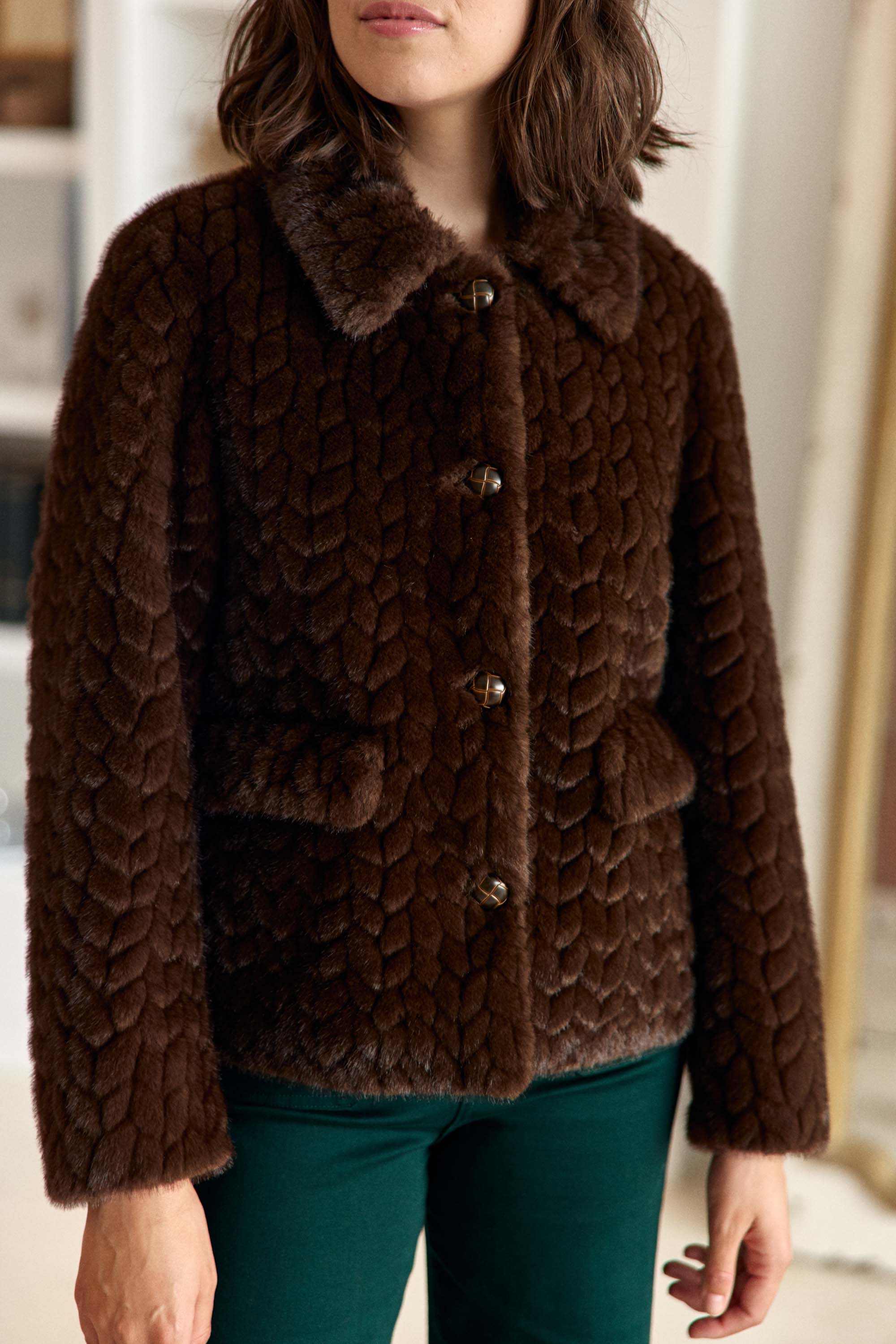 Manteau marron - Nata