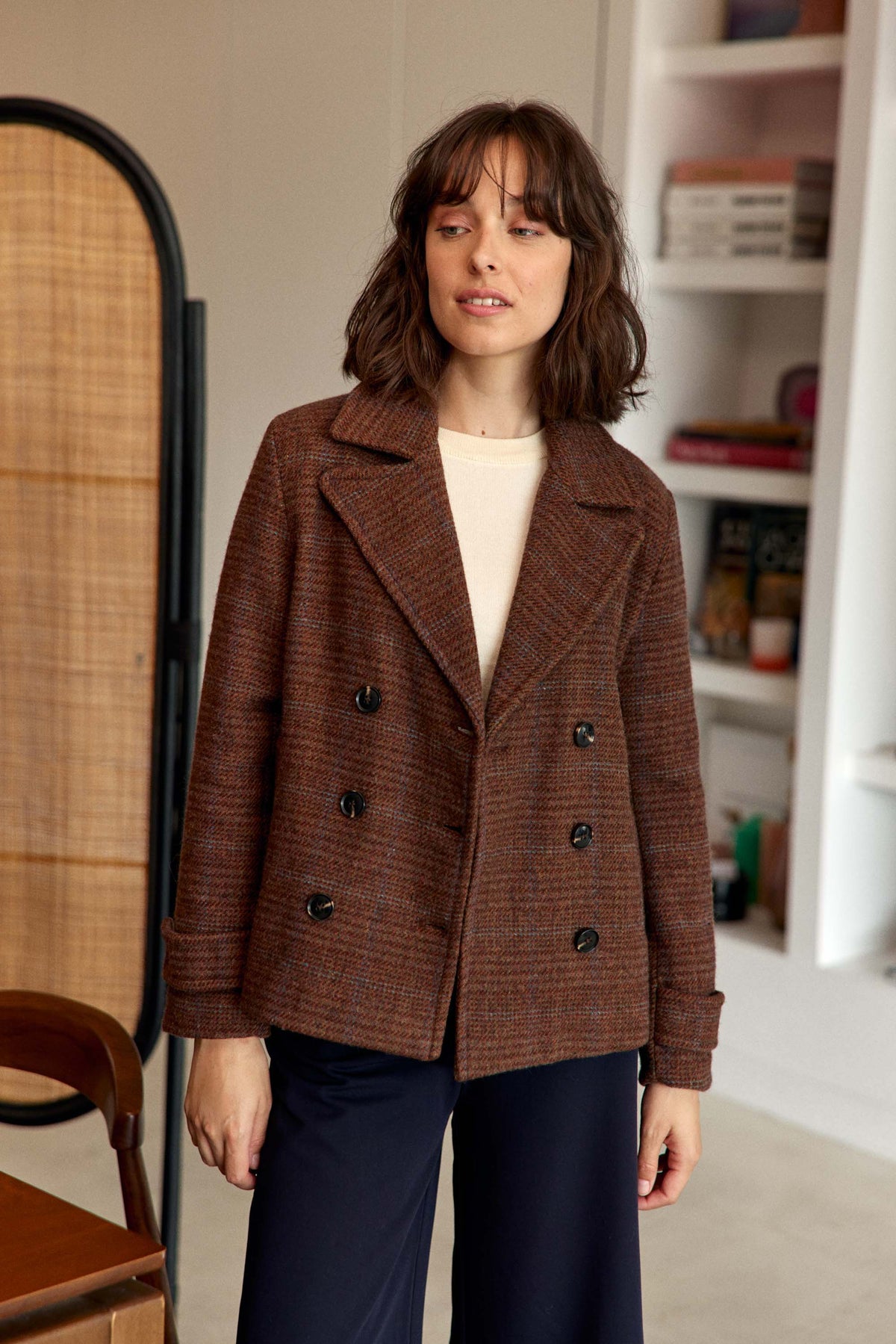 Manteau carreaux - Natalia