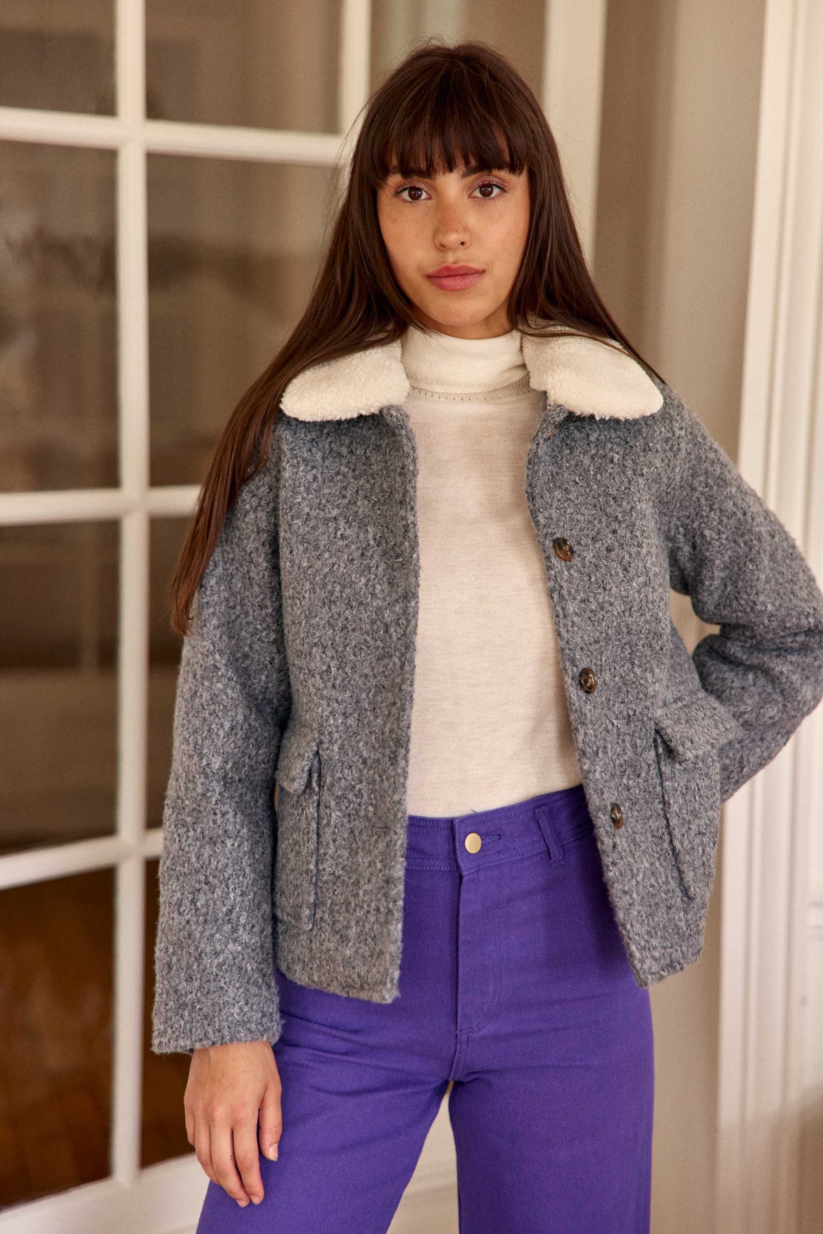 Manteau gris - Nattie