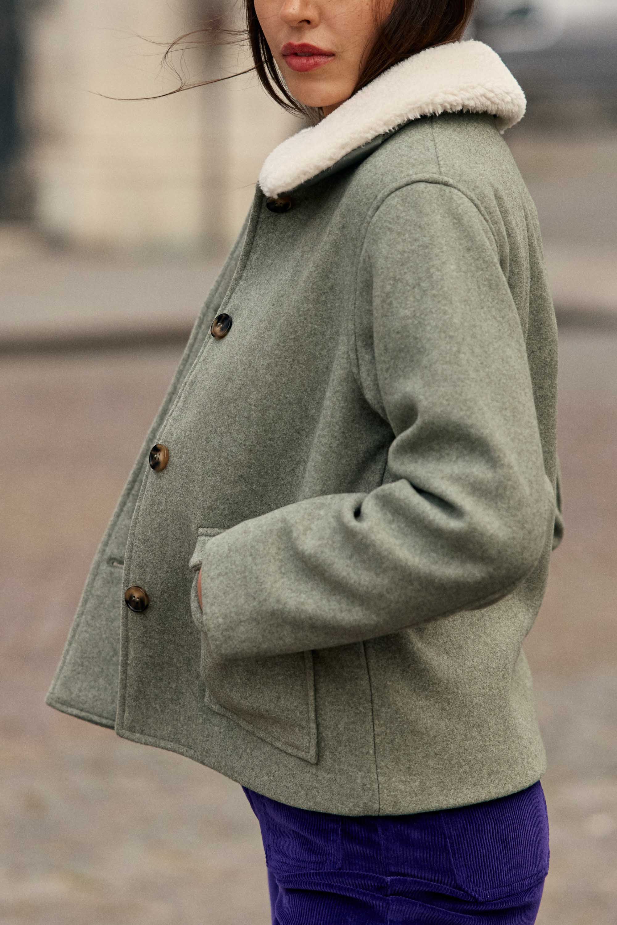 Manteau kaki - Nattie