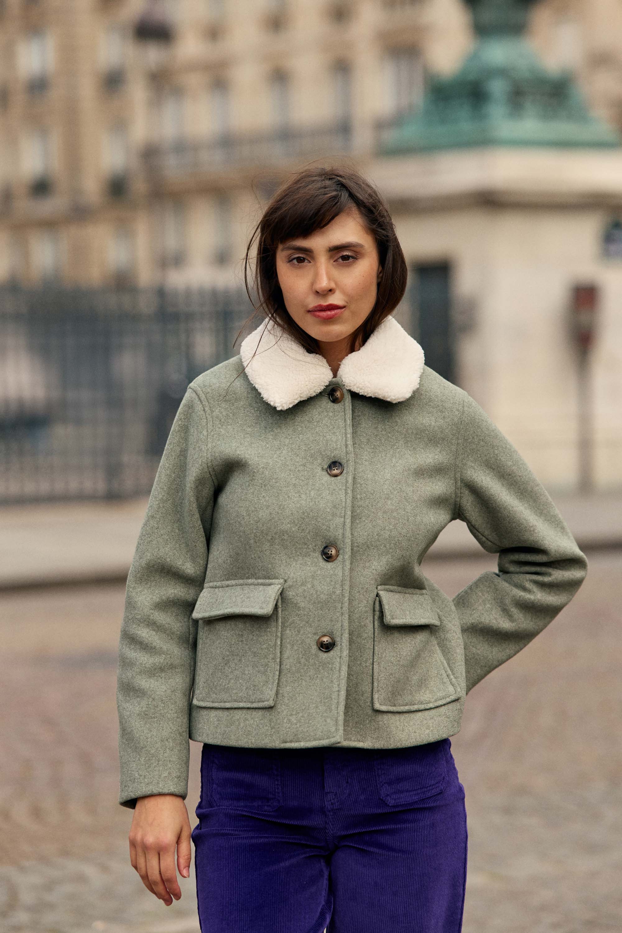 Manteau kaki - Nattie