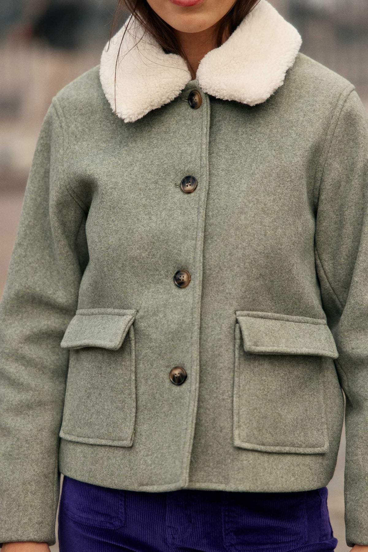 Manteau kaki - Nattie