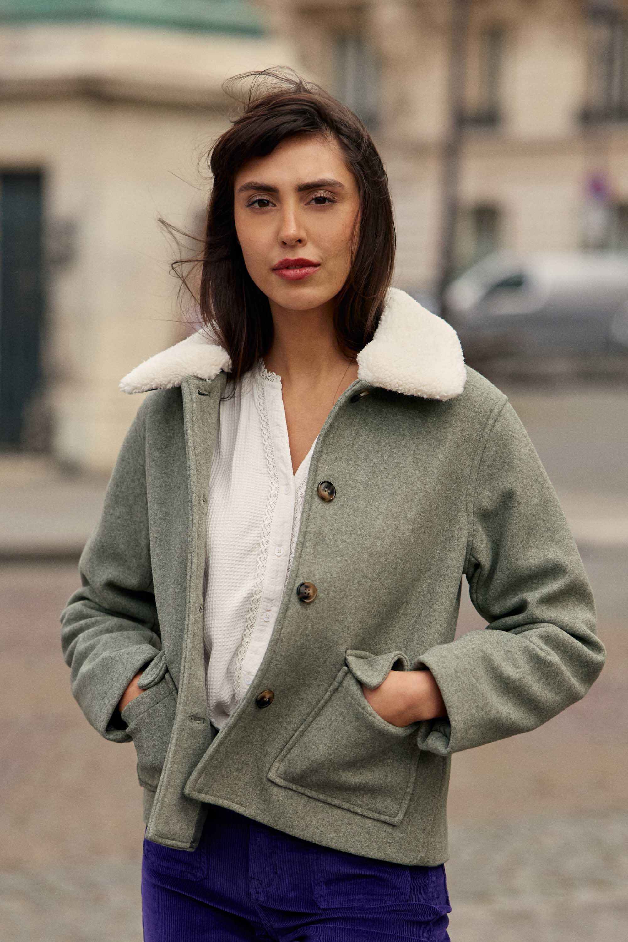 Manteau kaki - Nattie